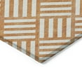 thumbnail image 4 of Addison Rugs Chantille Indoor/Outdoor Transitional Squares Orange Washable Rectangle Rug, 1'8" x 2'6", 4 of 6
