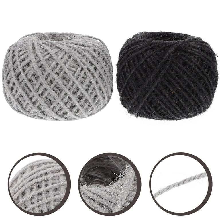 Hemp Cord for Jewelry Making 2 Rolls DIY Craft Hemp Twine Gift Packaging Hemp String Hand-Made Wrapping String, Adult Unisex, Size: 13x12x5CM