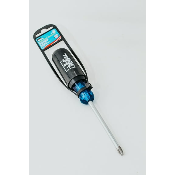 35-204 Combo Head Screwdriver, Cushioned-Grip, 4" Blade Lg, 4-5/16" Handle Lg