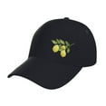 thumbnail image 1 of XMXT Baseball Cap, Three Watercolor Lemons Sun Hats for Men, One Size, 1 of 9