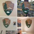 thumbnail image 5 of National Park Service Arrow Head 16 X 12 Inch Vintage Park Sign Courtyard Garden, 5 of 5