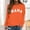 Orange, variant on ZJXFGS Pullover Sweaters For Women Ladies Sweaters Long Sleeve Tops For Women Trendy Oversized Tops For Women Womens Cold Weather Clothes Crew Neck Sweatshirt Womens Pullover Warm Outfits For Women L