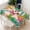 White-1, variant on Rectangular Tablecloth 60x84 Inch – Waterproof Polyester Printed Table Cover, Wrinkle Resistant, Washable for Kitchen & Dining, Tropical Jungle Theme