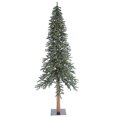 thumbnail image 1 of Natural Bark Dura-Lit Alpine Tree with Warm White LED Lights - 8 ft. x 50 in., 1 of 1