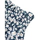 thumbnail image 5 of VISgogo Falda para Mujer, Floral/Punto/Estampado de Leopardo Volante Dobladillo Cintura Alta Falda Midi Femenina con Bolsillos Laterales VISgogo moda, 5 of 9