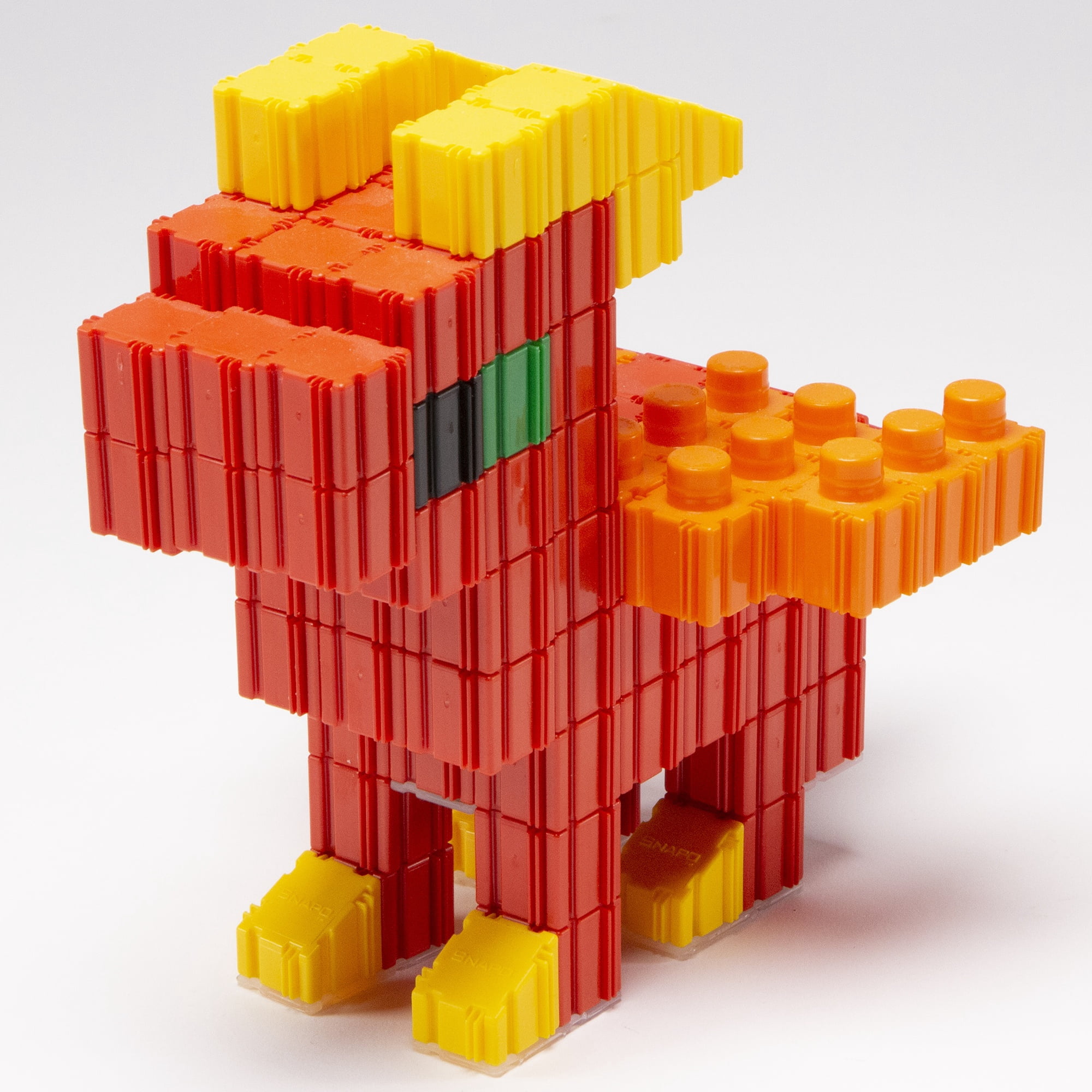 Snapo: Epic Builder's Kit - 550 pcs - Colorful Blocks & Wheels, Connect On All 6 Sides, 3D Building Toy, Snap-Slide-Rotate, Construction, Kids Ages 3+