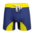 thumbnail image 5 of Fnooota Men's Swim Trunks, Summer Drawstring Quick Dry Beach Swimwear Shorts Board Shorts Dark Blue Size L, 5 of 7