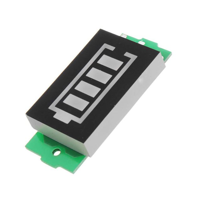 Medidor de batería Probador de nivel Monitor de capacidad Accesorio de pantalla azul para equipo de automóvil