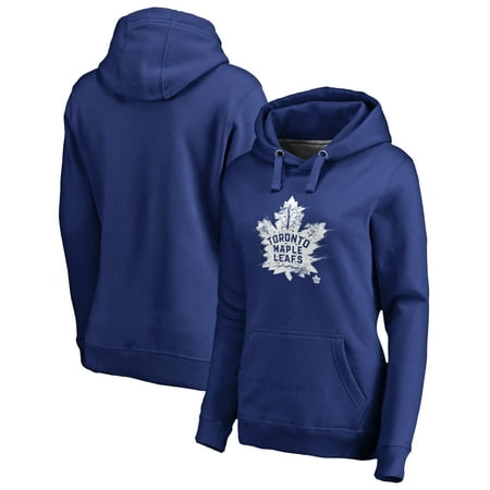Toronto Maple Leafs Fanatics Branded Women's Splatter Logo Pullover Hoodie - Royal