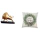 thumbnail image 1 of Estatua de toro abstracta,Escultura de toro decoración del hogar Figura de buey decorativa,Funda de almohada,Funda de almohada navideña 2023 de 18 x 18 pulgadas,suave para interiores,Funda de, 1 of 8