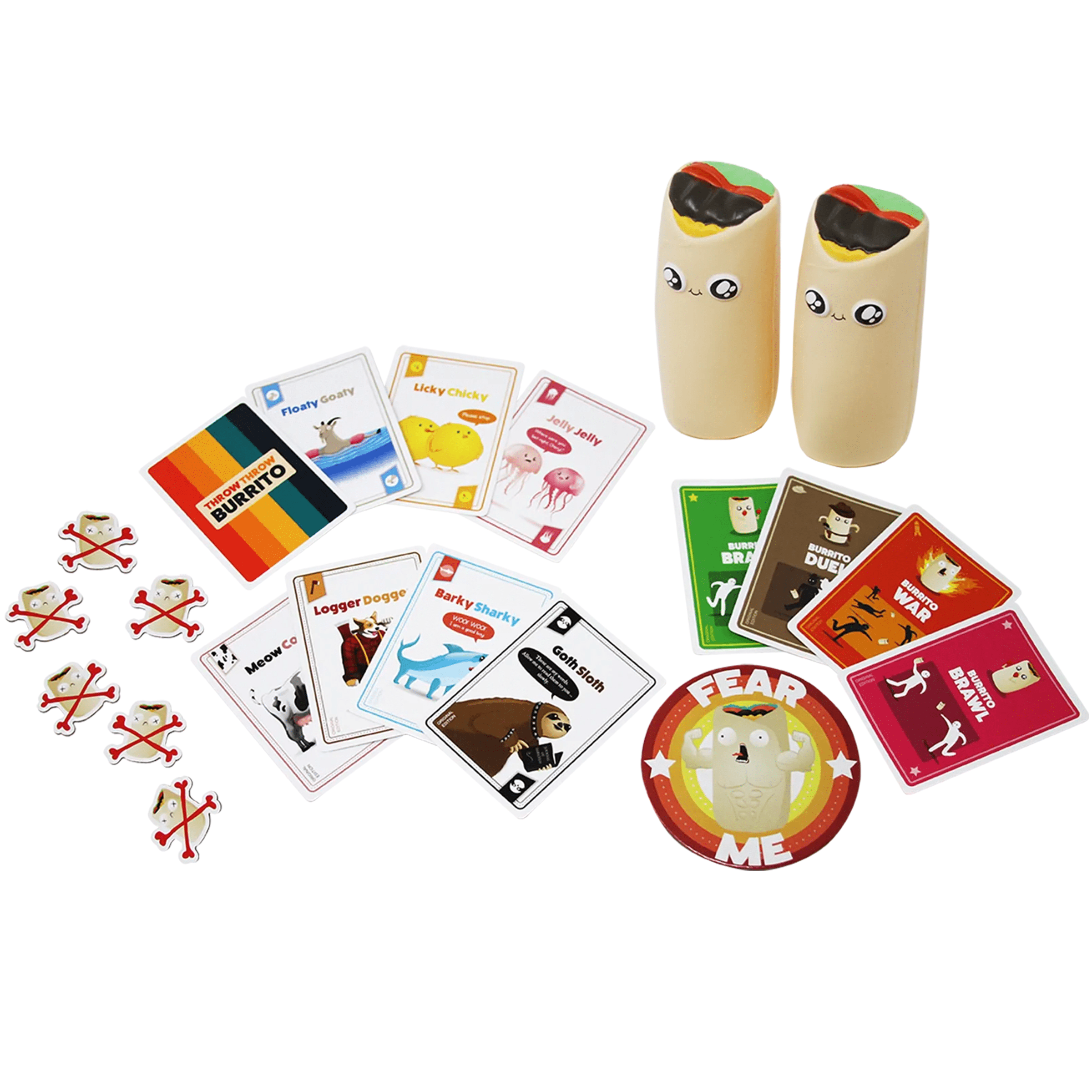 Throw Throw Burrito by Exploding Kittens a Dodgeball Party Game, Ages 7 and  up, 2-6 Players