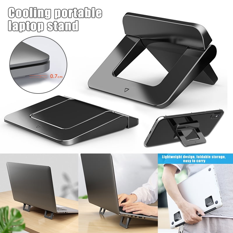 Invisible Portable Folding Laptop Stand Height Adjustable Non-Slip Easy to Carry Laptop Desk Stand Suitable for Business/Travel/Office/Leisure 