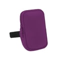 thumbnail image 4 of Water Bottle Pouch Neoprene Running Armband Zippered Handheld Lightweight Phone Arm Band Bag for Gym Accessories Tumbler Cup Trekking Hiking Violet, 4 of 10