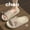 Khaki 1, variant on New Summer Women'S Soft-Soled Thick-Bottomed Slippers for Home Use, Odor-Resistant, Non-Slip for Bathing, Height-Increasing, Durable, Cartoon-Style Breathable Sandals., Women Shoes
