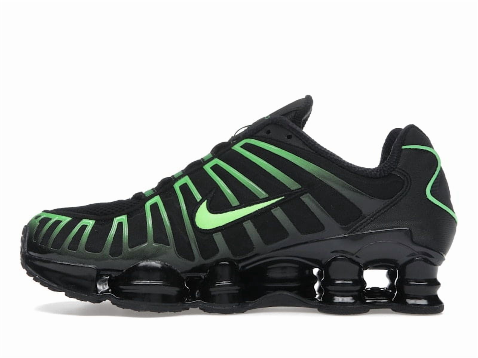 Nike Men's Shox TL Black Green Strike Shoes, from StockX