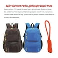 thumbnail image 4 of 8 Pieces Zipper Pull Puller Lightweight Rope Pulls Colorful Multi-Purpose Tag Fixer Multi-Purpose Replacement Buckle Bags Suitcase Accessories Textiles Red, 4 of 5