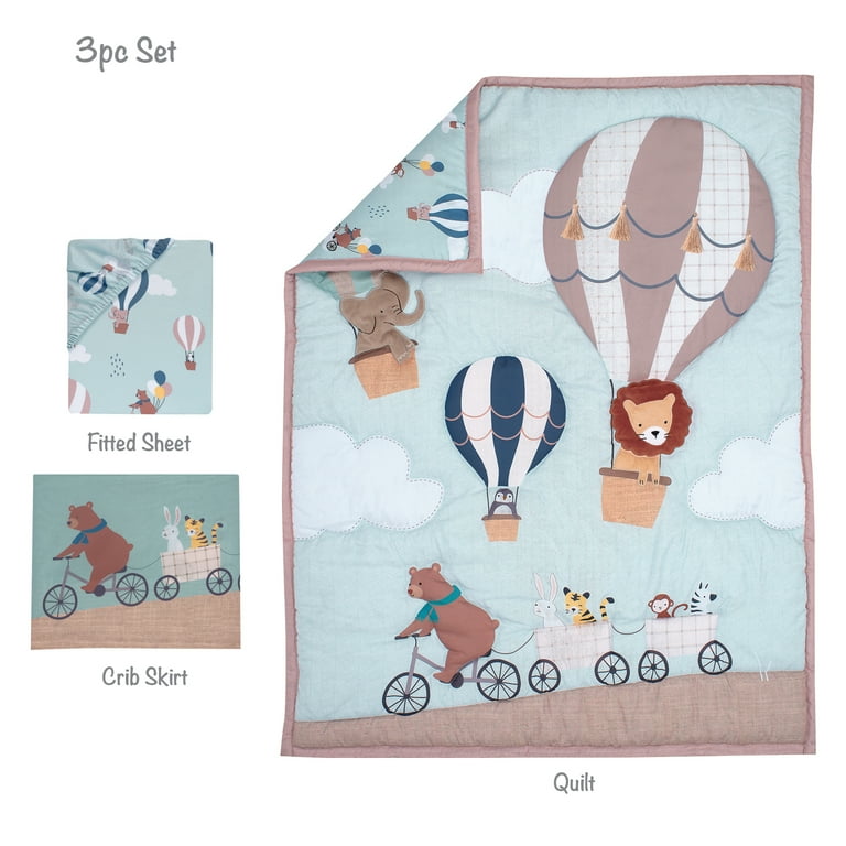 Hot air balloon sales crib bedding set