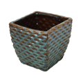 thumbnail image 1 of Cheungs 4759L 4.5 lbs Ceramic Blue Planter, 1 of 1