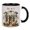 Black, variant on Vintage Bookstore Ceramic Coffee Cup, Take Me to Bookstore Mug 11oz, Flowers Bookshelf Ceramic Cup, Gift For Teachers Men Women Readers And Writers