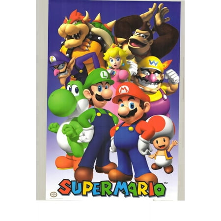 Mario Brothers Super Nintendo Poster Print (22 x 34) - Item # ROLFP2351