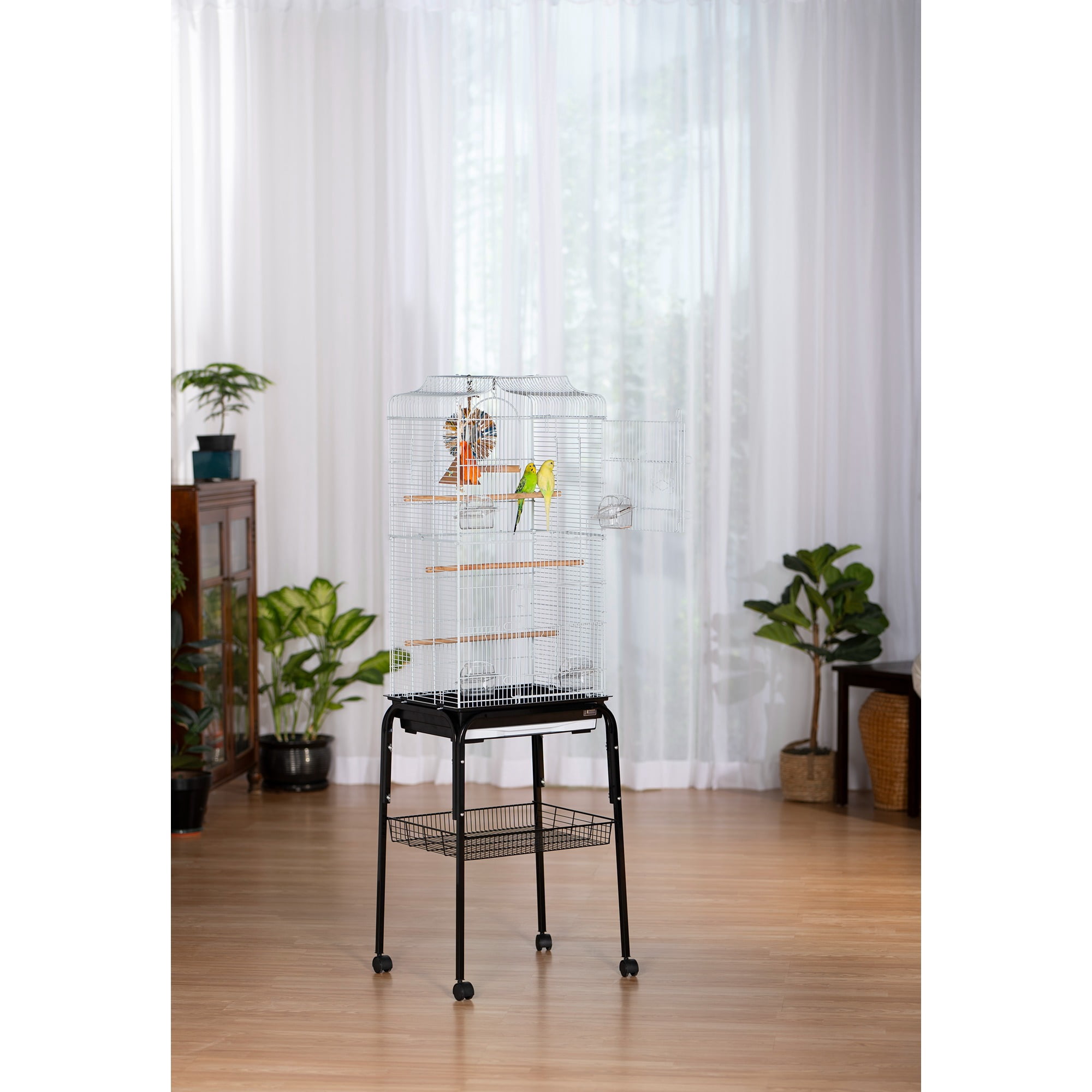 Prevue Pet Products Budgie Bird Cage and Stand Kit
