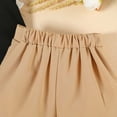 thumbnail image 4 of ITSAME Girls Outfits 2-Piece, Big Flower Sleeveless Tops and Skorts Summer Fashion Dressy Clothes Khaki Size 2-3, 4 of 8