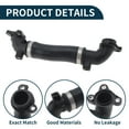 thumbnail image 4 of Manguera del radiador Unique Bargains Manguera de calefacción Manguera de salida del radiador No.11538650984 para BMW 230i Base 2.0L 2022-2025 Tubo de refrigerante de goma Negro 1 Pc, 4 of 6