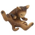 thumbnail image 1 of Miniatura Cat Mini Casas Decoraciones Sencillas Gatos Figuras Encantadoras Casa Adornos Brown Madera Juguetes Decoración para miniaturas de juguete Guardurnaity FN001893-00, 1 of 6