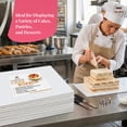 thumbnail image 5 of Cake S.O.S 10x14 inch Rectangle White Coated Cardboard Cake Board, Greaseproof, (100-pack), 5 of 8