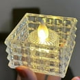 thumbnail image 5 of Usloyux Under $5 Flameless LED Candle, Battery Operated Tea Light with Realistic Flicker, Crystal Clear Votive for Home Decoration, Electronic Wax-Free Candle Set, Safe Lighting for Christmas, 5 of 5