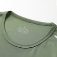 thumbnail image 6 of Men'S Solid Color Sleeveless Tank Top Breathable Mesh Athletic Shirt With Reflective Stripes For Running Workout Gym And Daily Training Activities Tank,Army Green,XL, 6 of 8