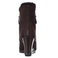 thumbnail image 5 of Womens MICHAEL Michael Kors Whitaker Wedge Ankle Boots - Coffee, 5 of 6