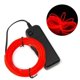 thumbnail image 2 of Toystoory Cable eléctrico superbrillante para ropa, luz fría, cable de luz EL, conjunto de caja de batería de 3V Iluminación y accesorios rojo, 2 of 5