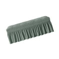 thumbnail image 1 of pitrice Long Bench Cover Bench Seat Furniture Protector for Living Room Hotel Decor Green, 1 of 8