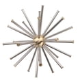 thumbnail image 2 of Brass Stainless Steel Dandelion Type Fountain Nozzle Outdoor Crystal Ball Sprinkler Pool Landscape Spray Head G1.5 Inch, 2 of 5