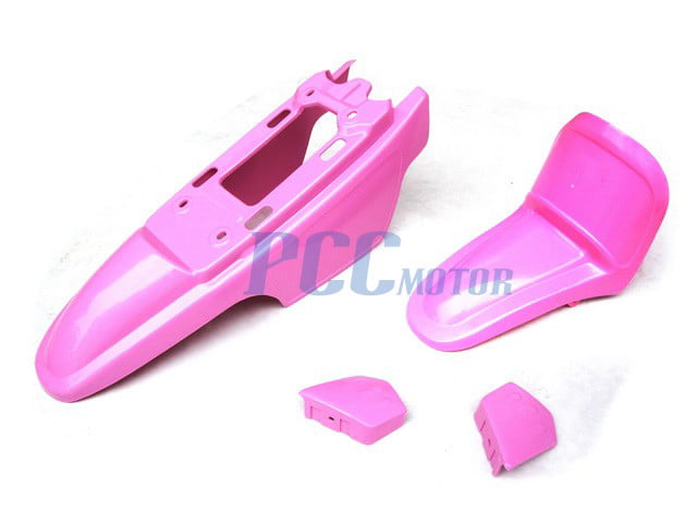 DIRECT FIT ALL YEAR PW50 PLASTIC FAIRING FENDER SEAT GAS TANK KIT PINK 
