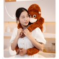 thumbnail image 4 of Gorilla ape figurine, realistic small monkey bag, plush toy, 4 of 5