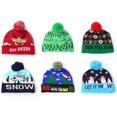 thumbnail image 1 of LAICAIW 6 Pack LED Light-up Hat Knitted Christmas Beanie Hat Unisex LED Christmas Cap, 1 of 7