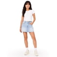 thumbnail image 2 of No Boundaries Denim Mini Skirt, Women's XXS-XXL, 2 of 6