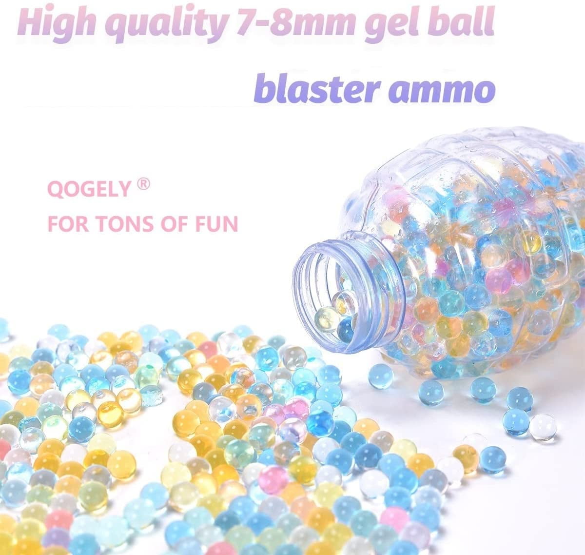90000 Water Ball Beads Refill Ammo with Compressible Bottle 7-8mm Gel Balls  Water Beads Set Gel Balls Per Pack BB Gel Paint Ball - AliExpress