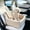 White, variant on Detachable Washable Dog Car Bed 45x45x35cm/17.72x17.72x13.78in – Non-Slip Pet Travel Mattress with Safety Strap, Foldable for Vehicle Back Seat & Home Use (4 Colors)