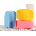 thumbnail image 2 of Miangastore Candy Color Silicone Washboard Creative Mini Handheld Laundry Washboard Multipurpose Laundry Cleaning Brush Clothes Washing Brushes (Pink), 2 of 9