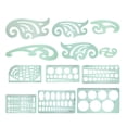 thumbnail image 4 of Plantilla de Dibujo 12 Uds Bling Bling Suministros de Diseño Geométrico, 4 of 12