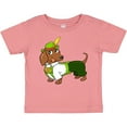 thumbnail image 3 of Inktastic Cute Brown Dachshund in Traditional German Wear Boys or Girls Baby T-Shirt, 3 of 5