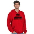 thumbnail image 3 of Dad Knows A lot Grandpa Everything Zip Hoodie Sweatshirt Men Brisco Brands S, 3 of 6