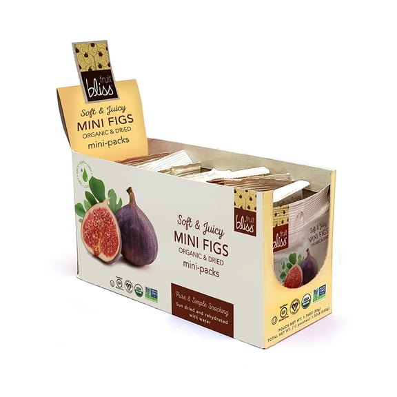 Fruit Bliss Mini Turkish Figs Organic 1.76 oz (Pack of 24)