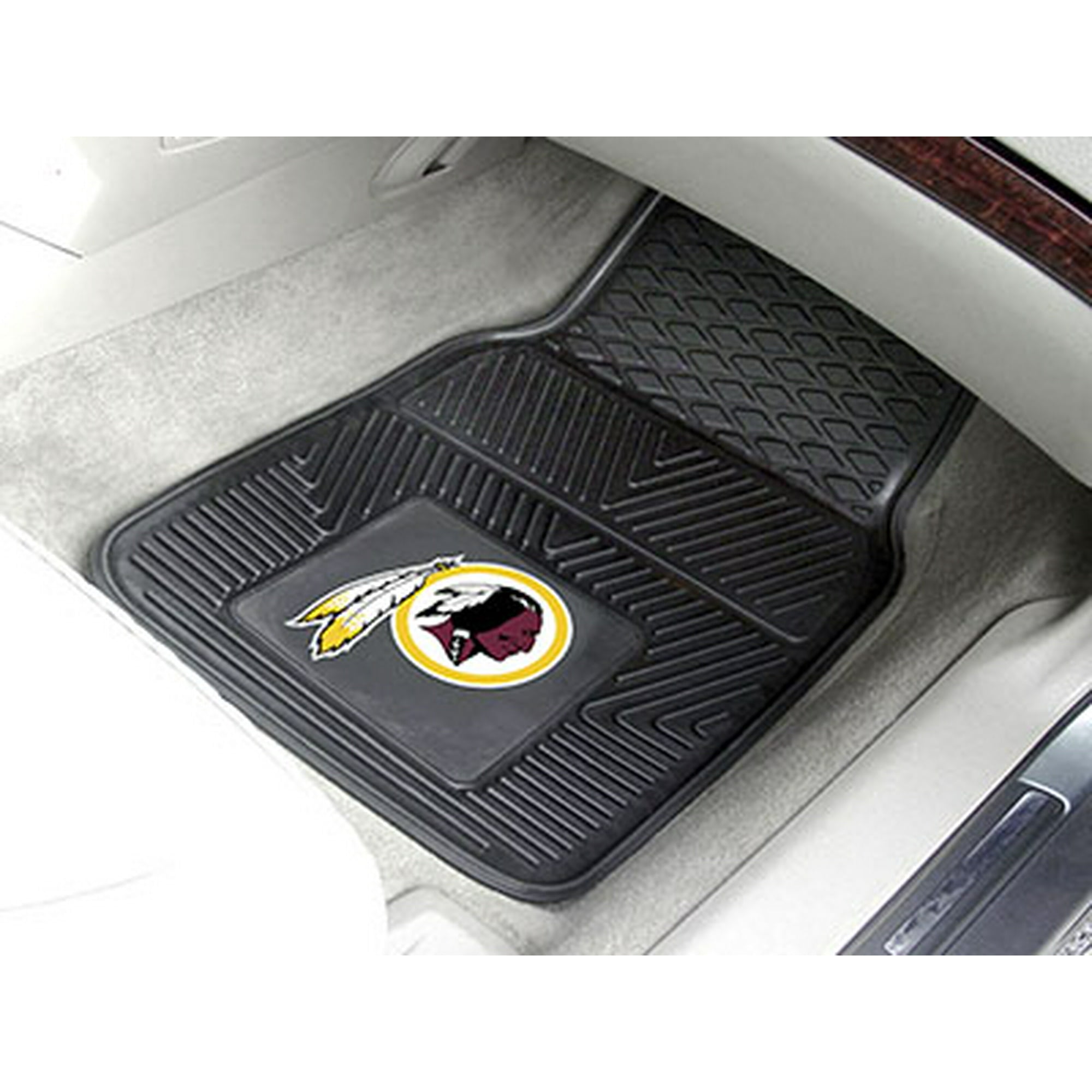 Fanmats Nfl Washington Redskins 2 Pc Vinyl Car Mats 17 X27