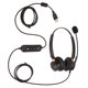 thumbnail image 4 of Auricular De Teléfono, Control De Silenciamiento De Auriculares Comerciales De Doble Oído Para La Escuela, 4 of 8