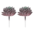 thumbnail image 1 of Uxcell Plantas Suculentas Artificiales Sin Maceta, Paquete de 2 Plantas Suculentas Falsas de Color Burdeos, 1 of 5