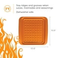 thumbnail image 4 of Outset Small Prep Trays, Orange and Black, Set of 2, 10.65” x 10.65“, 4 of 9